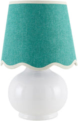 Kolleen Cottage White/Green Table Lamp