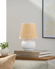 Kolleen Cottage Clear/White Table Lamp