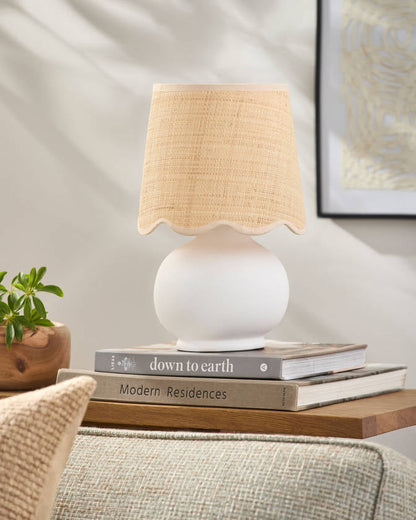 Kolleen Cottage Clear/White Table Lamp