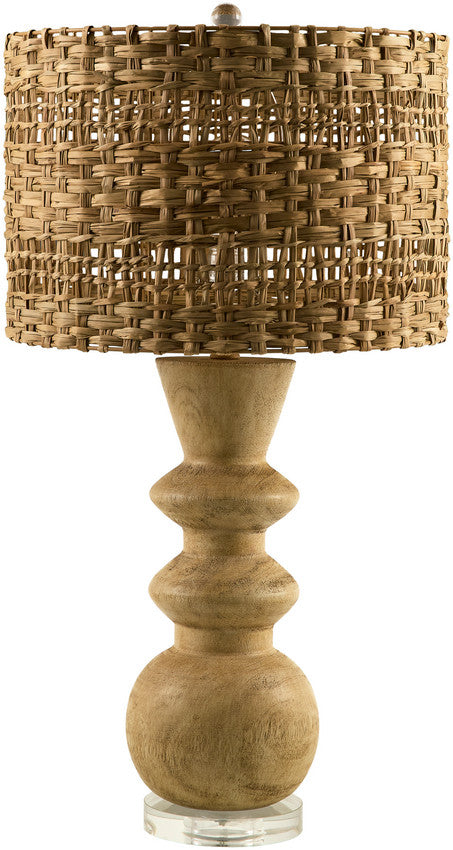 Domenick Traditional Brown/Ivory Table Lamp
