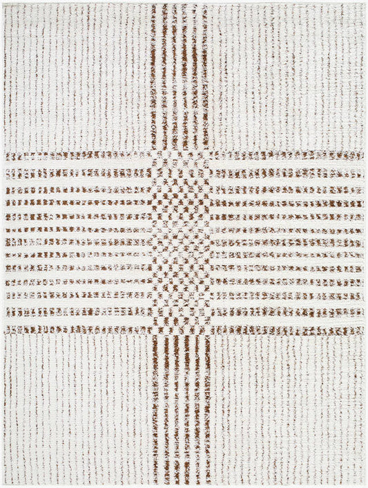 Architect Modern Dark Brown/Ivory Area Rug - Galey Alix Livabliss