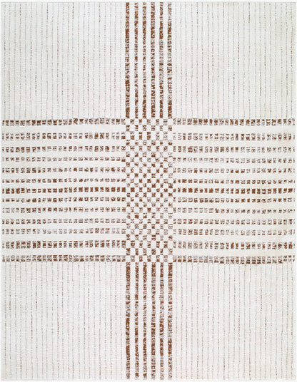 Architect Modern Dark Brown/Ivory Area Rug - Galey Alix Livabliss