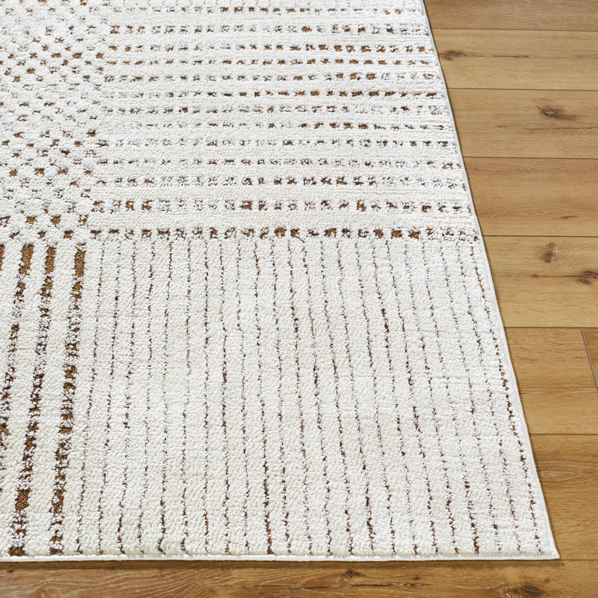 Architect Modern Dark Brown/Ivory Area Rug - Galey Alix Livabliss