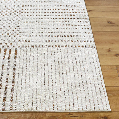 Architect Modern Dark Brown/Ivory Area Rug - Galey Alix Livabliss