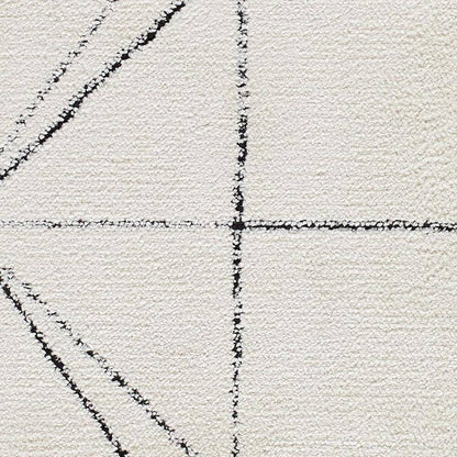 Architect Modern Black/Ivory Area Rug - Galey Alix Livabliss