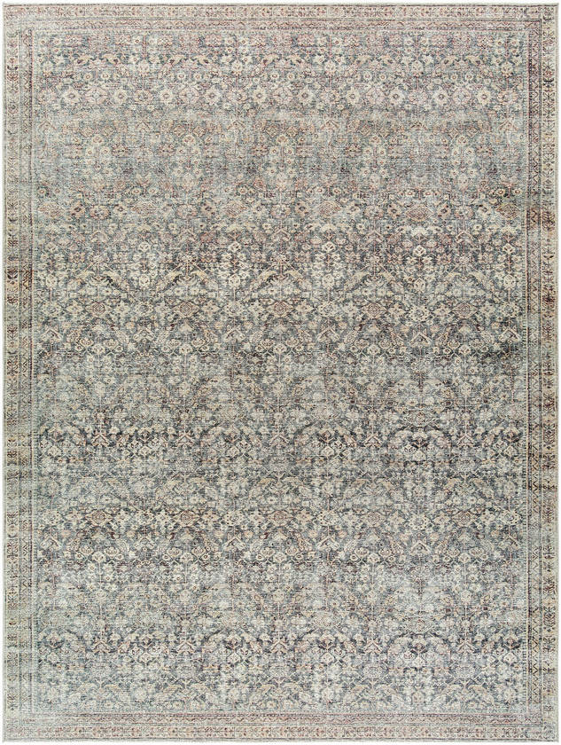 Collins Avenue Traditional Rust/Brown Area Rug - Galey Alix Livabliss