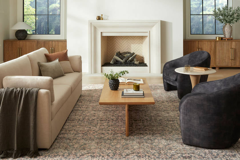 Collins Avenue Traditional Rust/Brown Area Rug - Galey Alix Livabliss