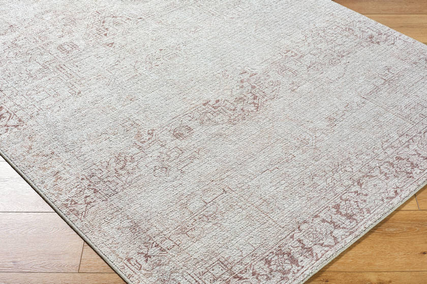 Collins Avenue Traditional Ivory/Brown Area Rug - Galey Alix Livabliss