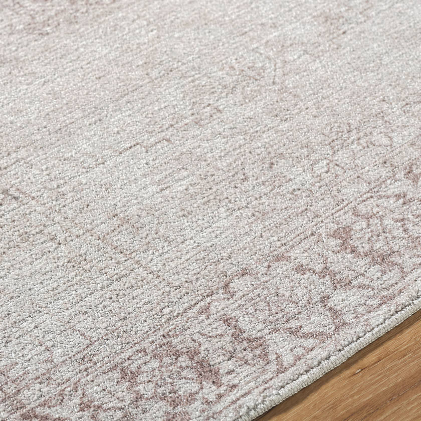 Collins Avenue Traditional Ivory/Brown Area Rug - Galey Alix Livabliss