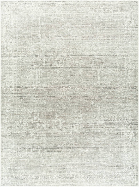 Collins Avenue Traditional Ivory/Slate Area Rug - Galey Alix Livabliss