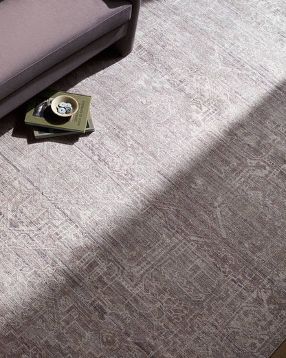 Collins Avenue Traditional Ivory/Slate Area Rug - Galey Alix Livabliss