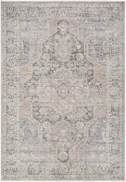 Maria Elena Traditional Dark Brown Area Rug - Galey Alix Livabliss