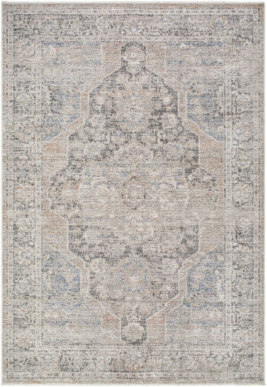Maria Elena Traditional Dark Brown Area Rug - Galey Alix Livabliss
