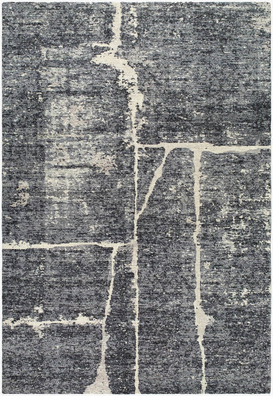 Janek Modern Ash Gray Area Rug - Galey Alix Livabliss