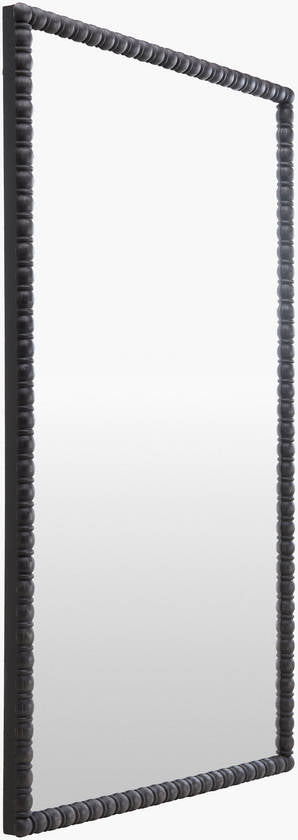 Karling Blair Traditional Black Wall Mirror - Galey Alix x Livabliss