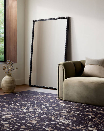 Karling Blair Traditional Black Wall Mirror - Galey Alix x Livabliss
