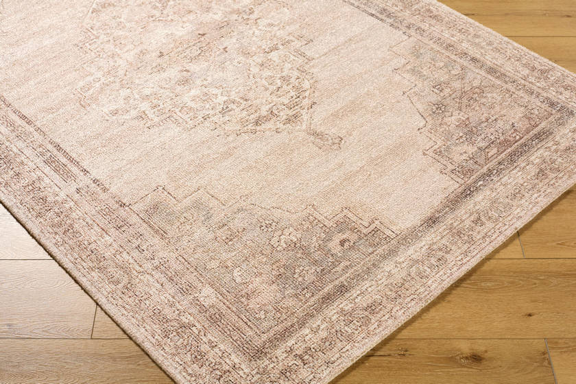 Luciana Traditional Dusty Rose Area Rug - Galey Alix Livabliss
