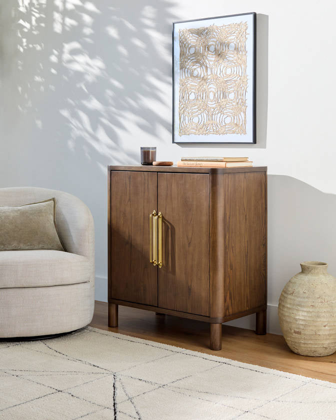 Marshall Dark Brown Cabinet - Galey Alix x Livabliss