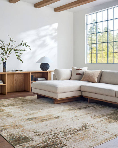 Myrtle Avenue Modern Cream Area Rug - Galey Alix Livabliss