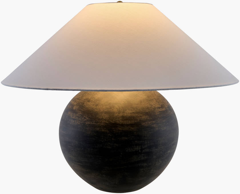 Saint Martin Traditional Charcoal Table Lamp - Galey Alix x Livabliss