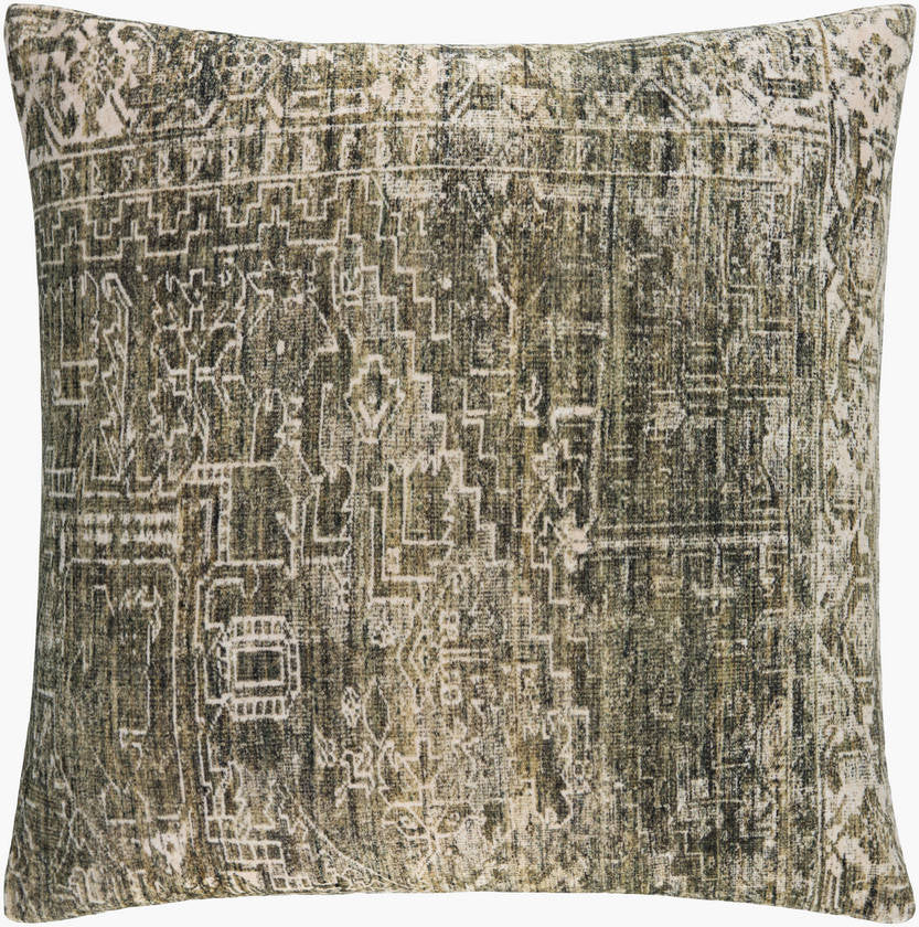 Toole Olive Pillow Cover - Galey Alix x Livabliss