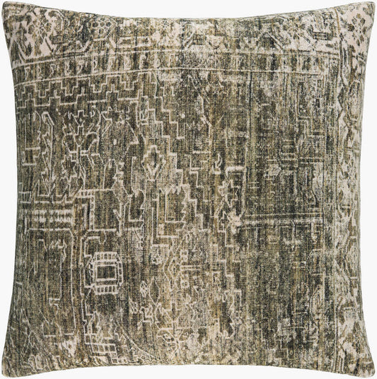 Toole Olive Pillow Cover - Galey Alix x Livabliss