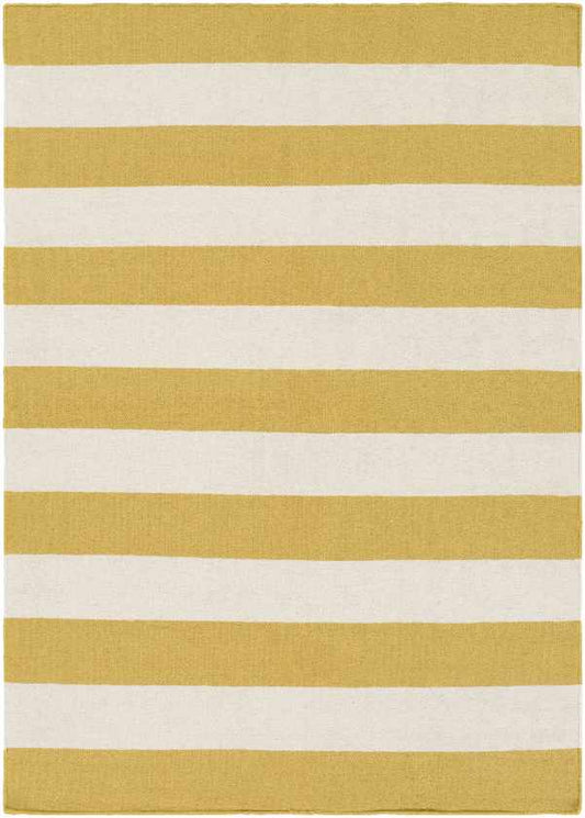 Austell Modern Pale Orange/White Area Rug