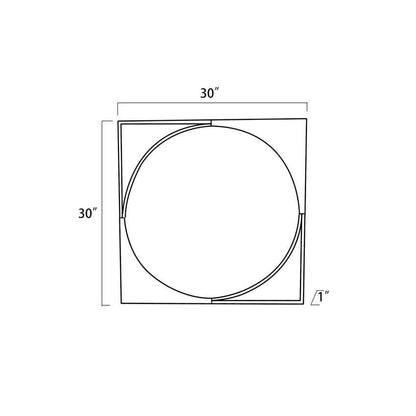 Obdach Modern Wall Mirror
