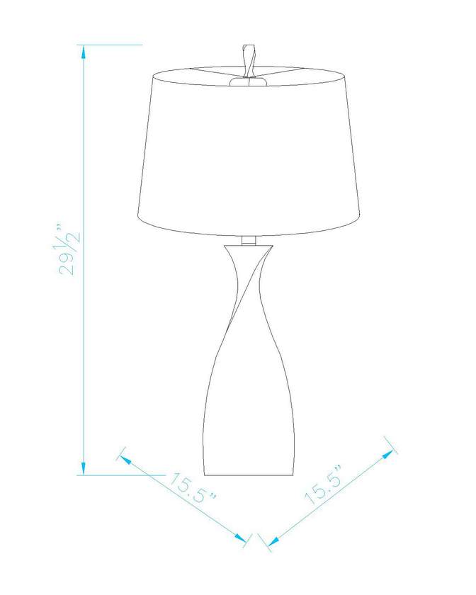 Donnerskirchen Modern Tan Table Lamp