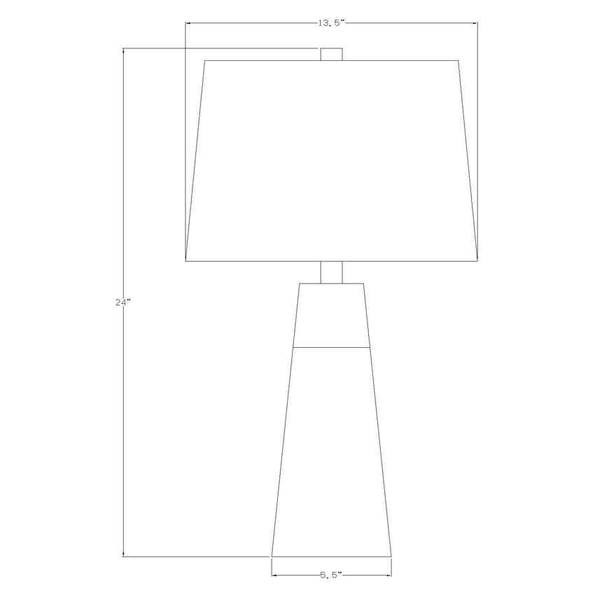 Kaarina White Table Lamp