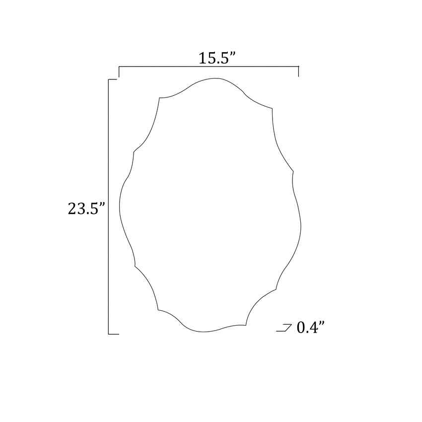 Hallwang Modern Wall Mirror