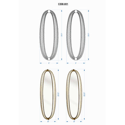 Gasen Modern Wall Mirror