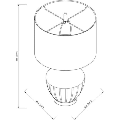 Waidring Traditional Table Lamp