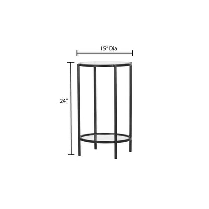 Schwendau Black End Table