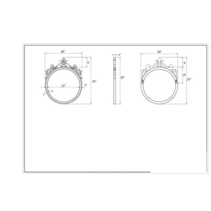Blekkink Traditional Wall Mirror