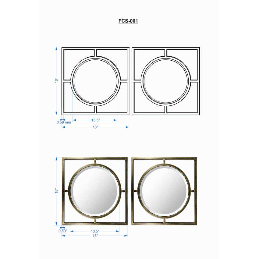 Duns Modern Wall Mirror