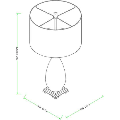 Pogradec Traditional Table Lamp