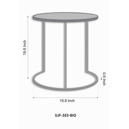 Lech Ivory End Table
