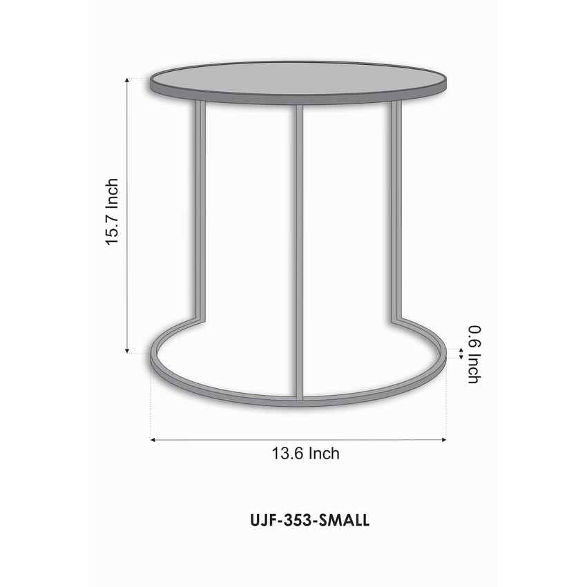 Lech Ivory End Table