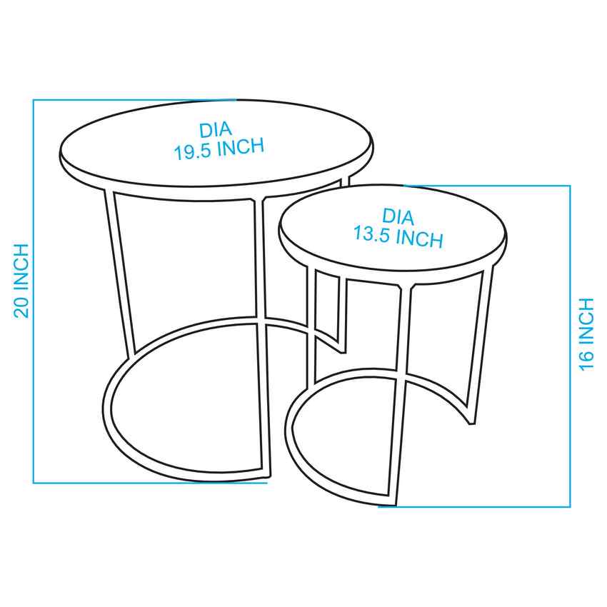 Lech Gold End Table