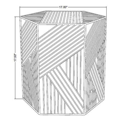 Potting Black Garden Stool