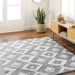 Surya Morocotton Cotton Black Rectangular Indoor Rustic Are Rug
