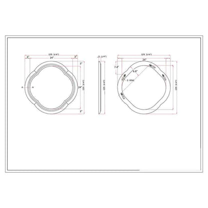 Hoekelum Traditional Wall Mirror