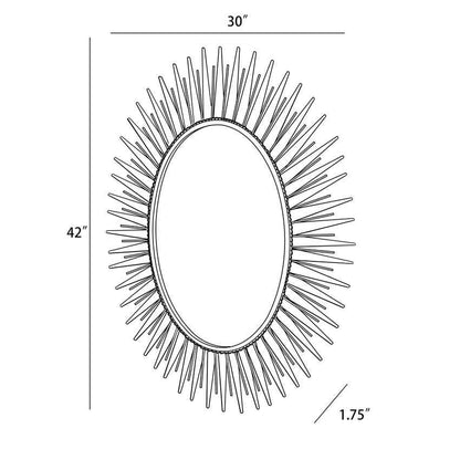 Hulhuizen Modern Wall Mirror