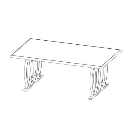 Jungholz Gold Coffee Table