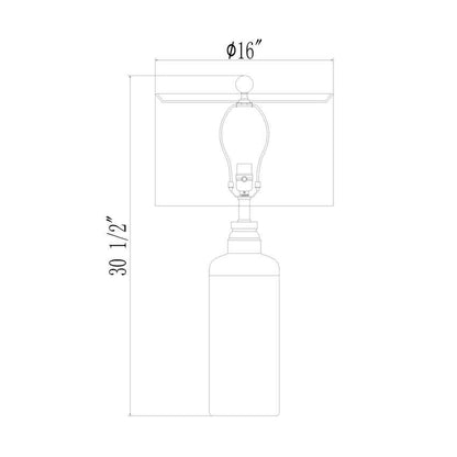 Tobaj Traditional Table Lamp