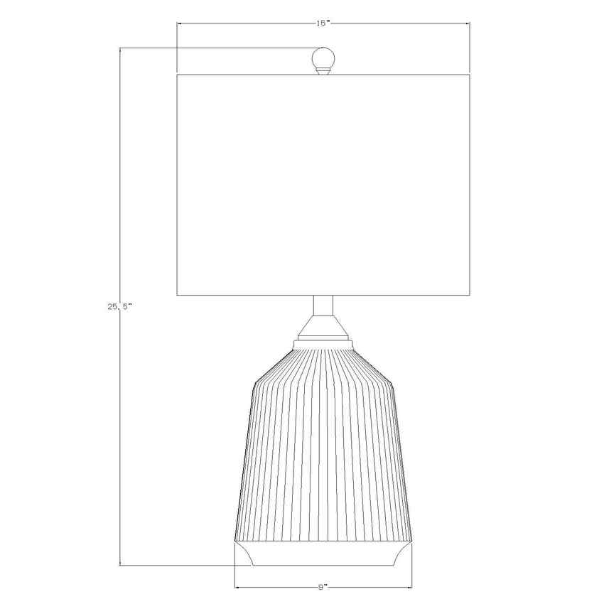 Brando Black Table Lamp