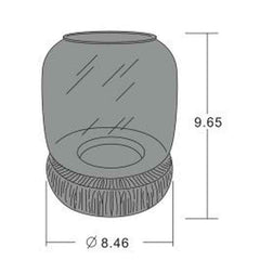 Bregovo White Candleholder