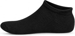 Qorux Bamboo Short Ankle Socks – 5 Pairs Semi-Cushioned Low Cut Socks, Soft Breathable No-Show Athletic Socks for Sneakers & Everyday Wear