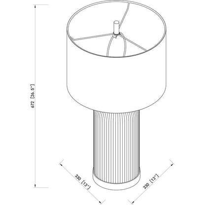 Hargelsberg Modern Table Lamp